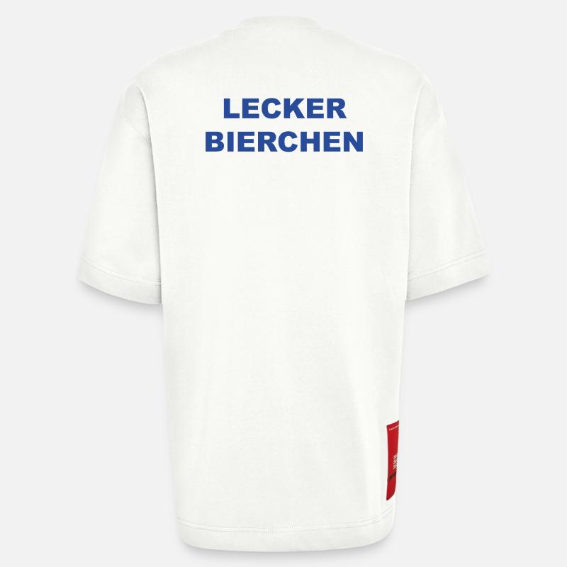 Lecker Bierchen T-Shirt - Heavyweight T-Shirt - made by SPREAD  - OFF WHITE