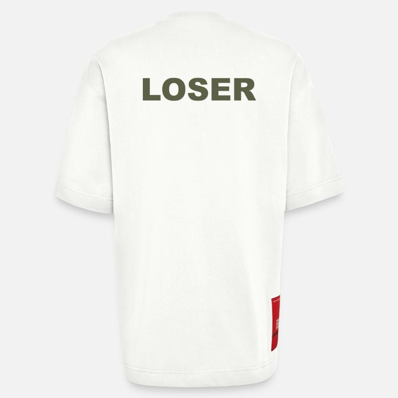 Loose Meme Shirt - Heavyweight T-Shirt - made by SPREAD  - OFF WHITE