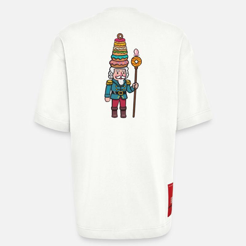donut cracker nutcracker - Heavyweight T-Shirt - made by SPREAD  - OFF WHITE