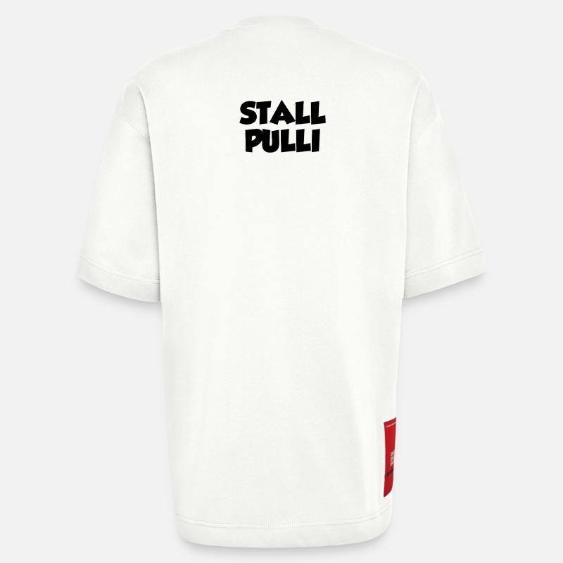 Pull stable - T-shirt bio épais oversize fabriqué en UE - OFF WHITE