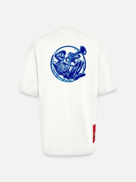 der kleine Trompeter - Heavyweight T-Shirt - made by SPREAD  - OFF WHITE