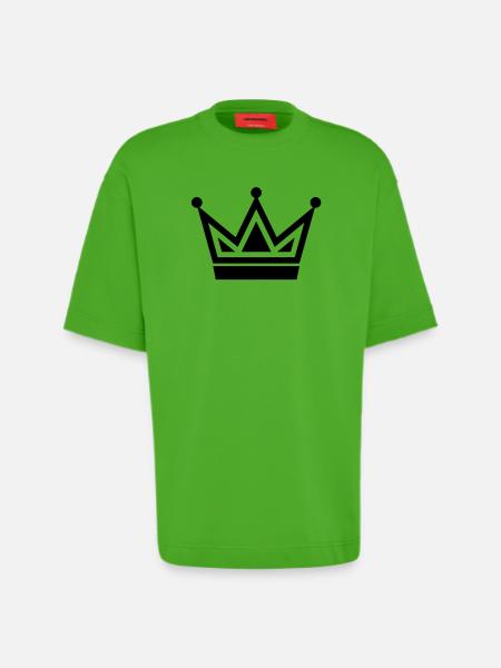crown8 - Heavyweight T-Shirt - made by SPREAD  - Apple Neon