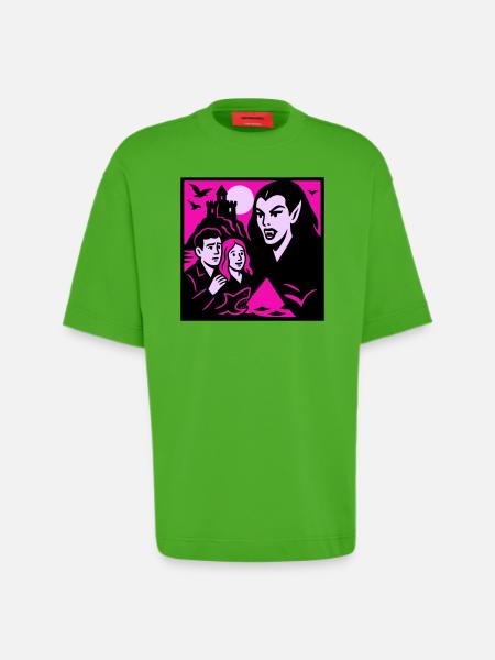 Vampire Countess - Heavyweight T-Shirt - made by SPREAD  - Apple Neon