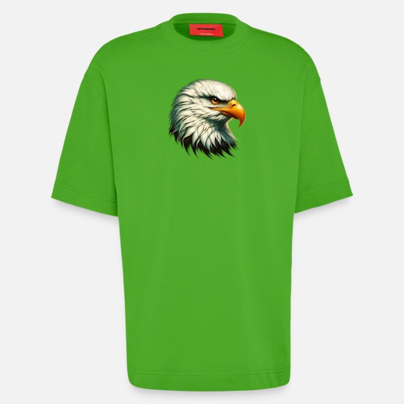 Adler - Heavyweight T-Shirt - made by SPREAD  - Apple Neon