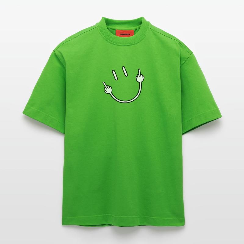 Mittelfinger-Geste Heavyweight T-Shirt - made by SPREAD 
