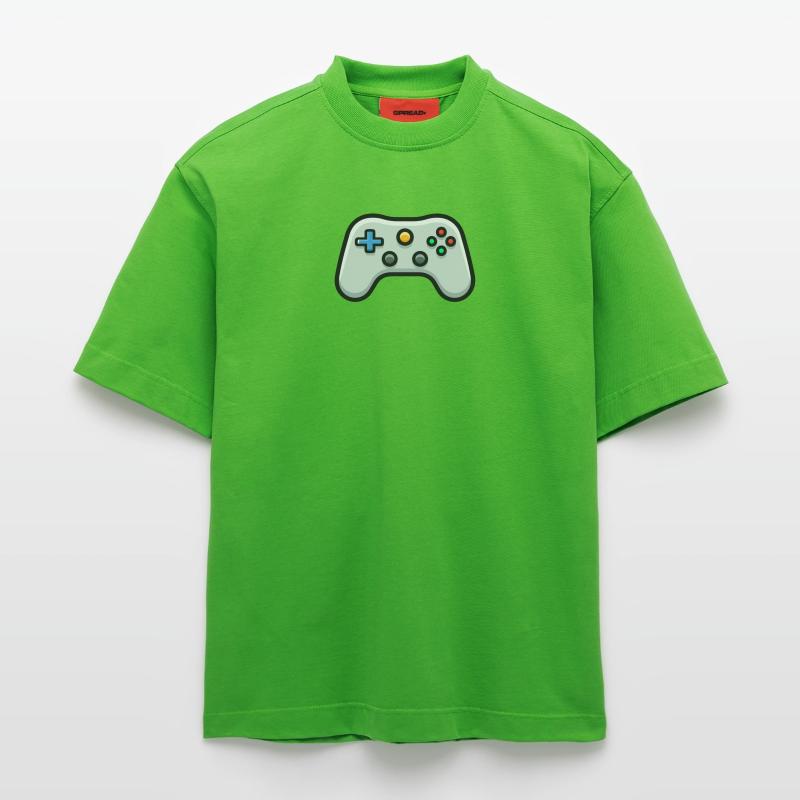 Gamepad Logo, Controller, Retro Console Heavyweight T-Shirt - made by SPREAD 