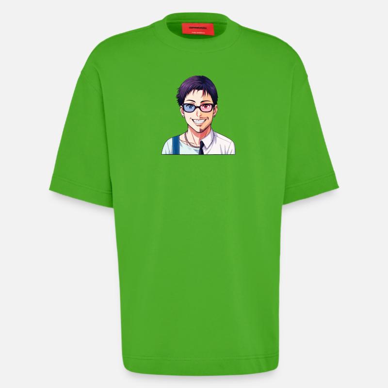 JUNGE TRAF MÄDCHEN – nette Leute - Heavyweight T-Shirt - made by SPREAD  - Apple Neon