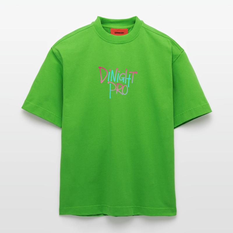 Dinight Pro Neon Gradient Heavyweight T-Shirt - made by SPREAD 