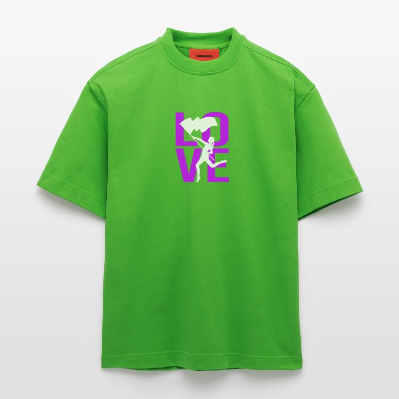 Carnaval Carnaval agitant des drapeaux Carnaval agitant des drapeaux T-shirt bio épais oversize fabriqué en UE