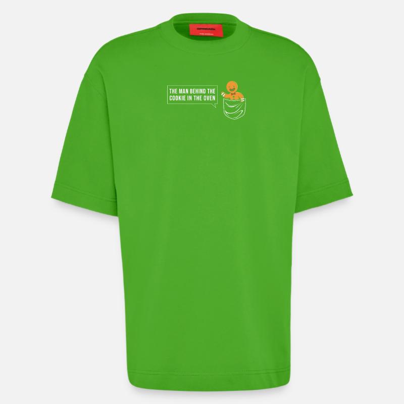 Werdender Papa werdende Väter - Heavyweight T-Shirt - made by SPREAD  - Apple Neon