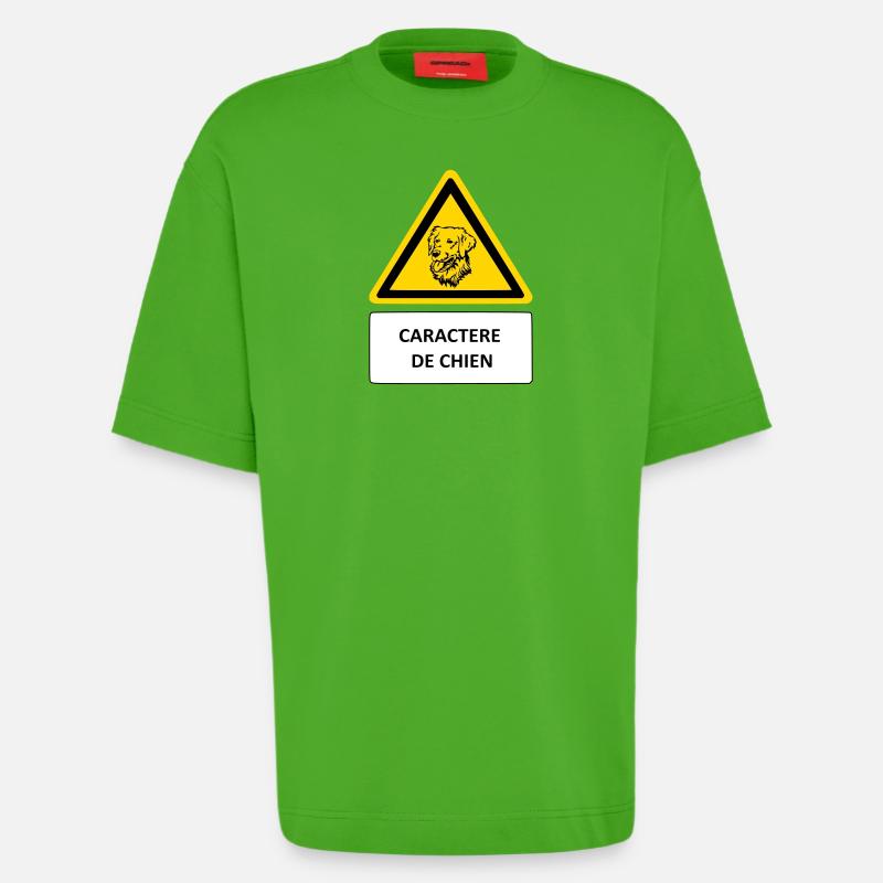 Hundecharakter - Heavyweight T-Shirt - made by SPREAD - Apple Neon