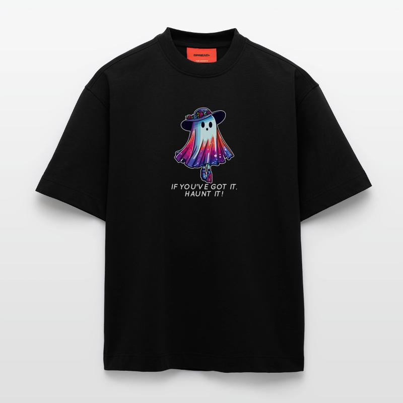 Ghost Rainbow Couture Heavyweight T-Shirt - made by SPREAD 
