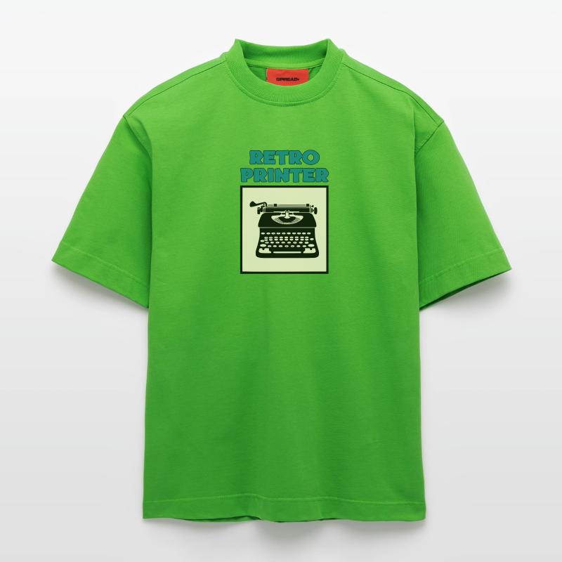 Retro printer Heavyweight T-Shirt - made by SPREAD 