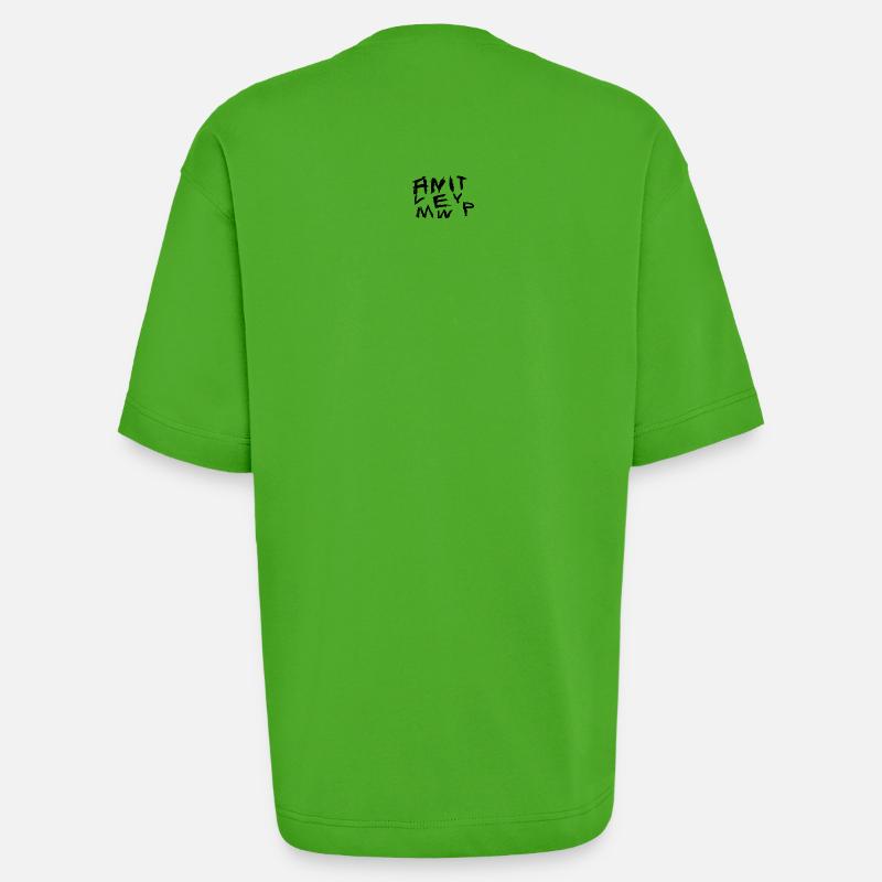 Graffiti Handwriting Chaos Pattern - Heavyweight T-Shirt - made by SPREAD  - Apple Neon