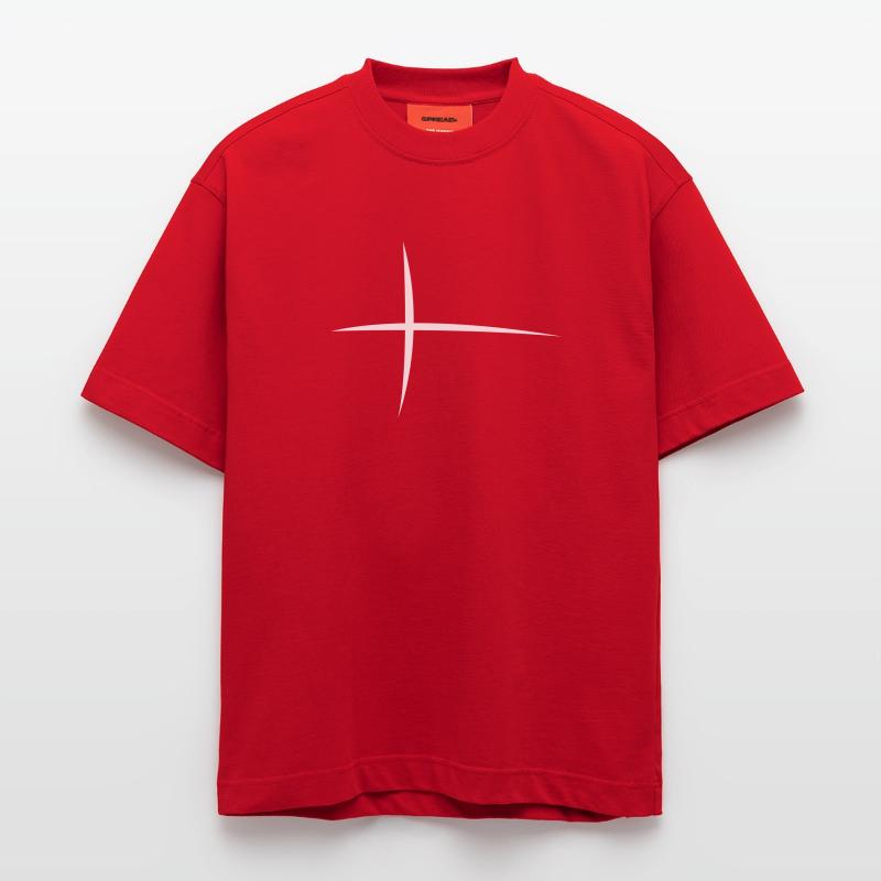 suède T-shirt bio épais oversize fabriqué en UE
