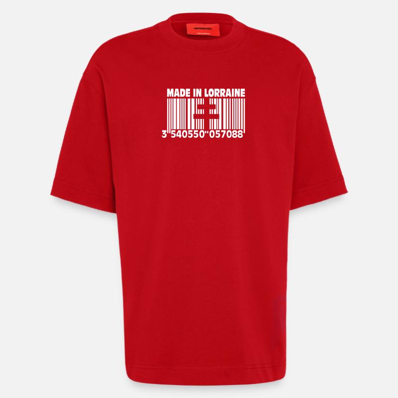 Made in Lothringen II - Heavyweight T-Shirt - made by SPREAD  - Rot