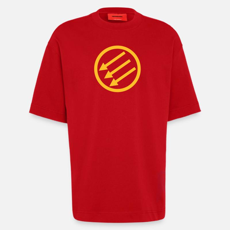 Järnfronten / Eiserne Front / Iron Front - Heavyweight T-Shirt - made by SPREAD  - Rot