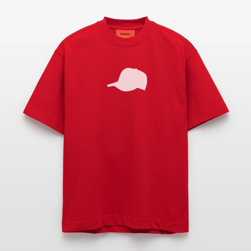 Basecap T-shirt bio épais oversize fabriqué en UE