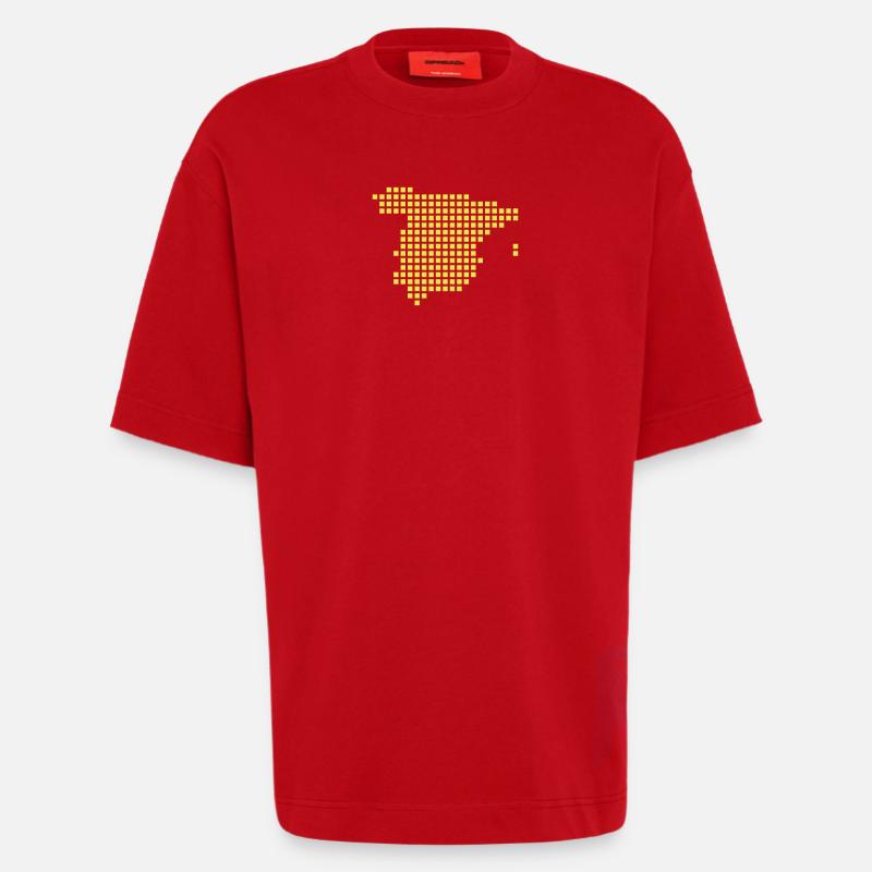 Spanien - Heavyweight T-Shirt - made by SPREAD  - Rot