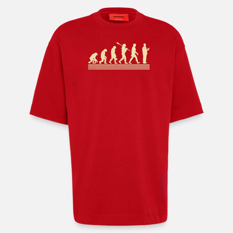 Apotheker-evolution - Heavyweight T-Shirt - made by SPREAD  - Rot