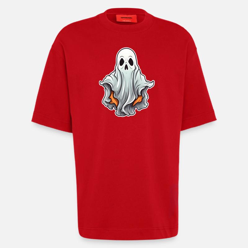 Geist Halloween Comic - Heavyweight T-Shirt - made by SPREAD - Rot