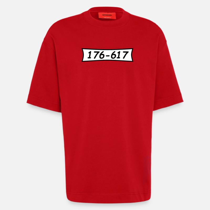 Panzerknacker Nummer 176 617 - Heavyweight T-Shirt - made by SPREAD  - Rot