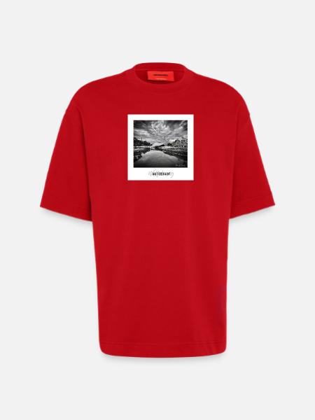 Wolfsburg Pavillon - Heavyweight T-Shirt - made by SPREAD - Rot
