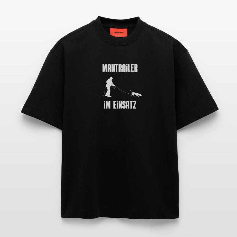 Mantrailer im Einsatz Heavyweight T-Shirt - made by SPREAD 