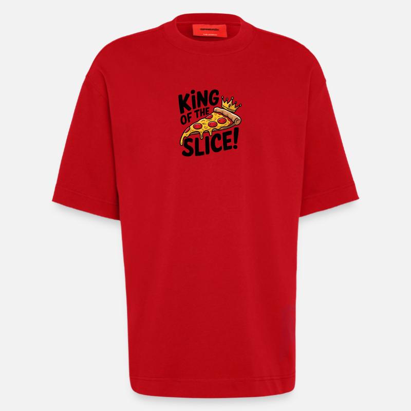 König der Scheibe - Heavyweight T-Shirt - made by SPREAD - Rot