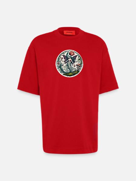Spring Tulip Fairy nature Lovers - Heavyweight T-Shirt - made by SPREAD - red