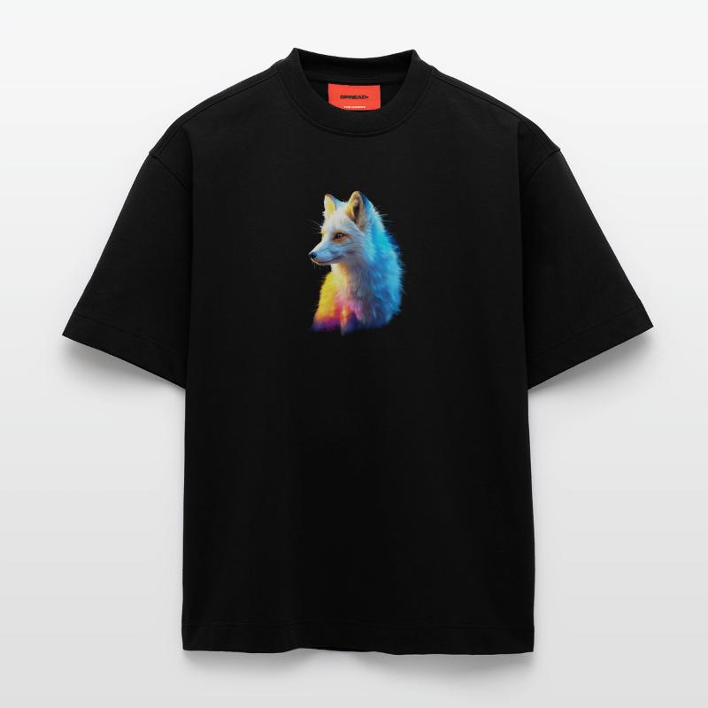Polarfuchs Schneefuchs Eisfuchs Süßer Weißer Fuchs Heavyweight T-Shirt - made by SPREAD 
