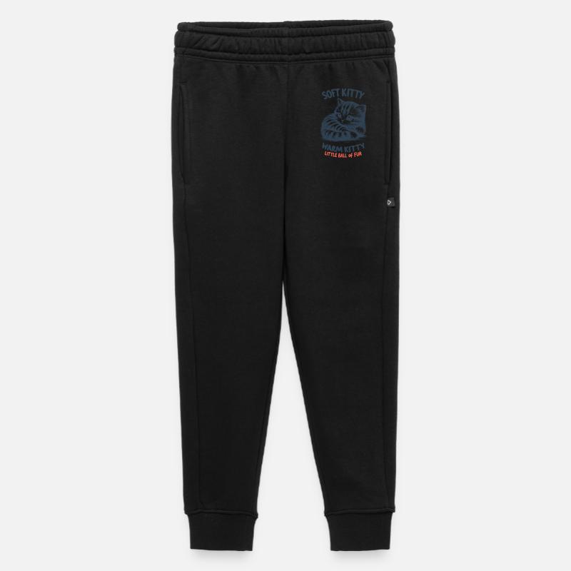 Soft Kitty - Kids’/Teens' Premium Sweatpants - black