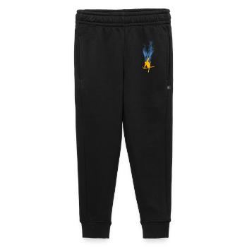 Flamme de ski acrobatique - Pantalon de survêtement enfant/adolescent premium - noir - Devant - AI Model Kid Male (0cm)