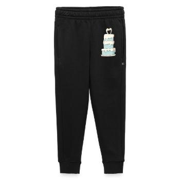 Gâteau de mariage - Pantalon de survêtement enfant/adolescent premium - noir - Devant - AI Model Kid Male (0cm)