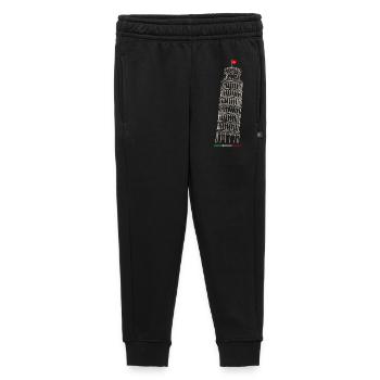 Leaning Tower of Pisa - Kids’/Teens' Premium Sweatpants - black - Front - AI Model Kid Male (0cm)