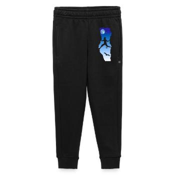 Night Climbing - Kids’/Teens' Premium Sweatpants - black - Front - AI Model Kid Male (0cm)
