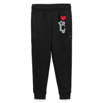 I love ballet - J'aime le ballet - Pantalon de survêtement enfant/adolescent premium - noir - Devant - AI Model Kid Male (0cm)