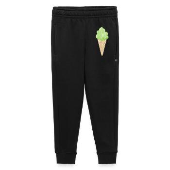 Ice cream cone ice cream cone woodruff green - Kids’/Teens' Premium Sweatpants - black - Front - AI Model Kid Male (0cm)