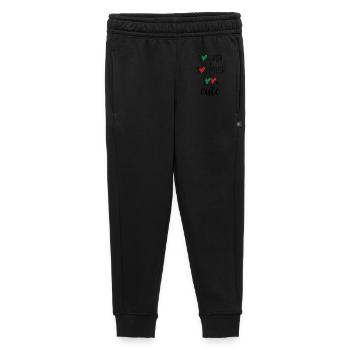 50 % irisch + 50 % polnisch – Baby & Kids - Kinder/Teenager Premium Sweathose - Schwarz - Vorne - AI Model Kid Male (0cm)
