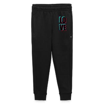 L'amour - Pantalon de survêtement enfant/adolescent premium - noir - Devant - AI Model Kid Male (0cm)