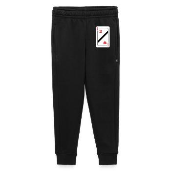 Herz Zwei Spielkarte Pokerkarte - Kinder/Teenager Premium Sweathose - Schwarz - Vorne - AI Model Kid Male (0cm)