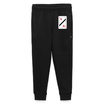 Heart King Carte à jouer Carte de poker - Pantalon de survêtement enfant/adolescent premium - noir - Devant - AI Model Kid Male (0cm)