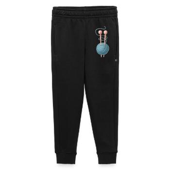 Tissu Couture Couture Design Chemise Créative - Pantalon de survêtement enfant/adolescent premium - noir - Devant - AI Model Kid Male (0cm)