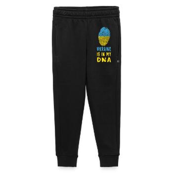 Ukraine ist in meiner DNA / Geschenkidee - Kinder/Teenager Premium Sweathose - Schwarz - Vorne - AI Model Kid Male (0cm)