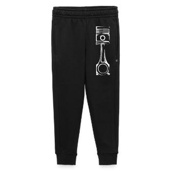 piston engine v8 musclecar car icon graphic logo - Kids’/Teens' Premium Sweatpants - black - Front - AI Model Kid Male (0cm)