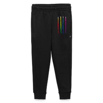 Farben Streifen - Kinder/Teenager Premium Sweathose - Schwarz - Vorne - AI Model Kid Male (0cm)