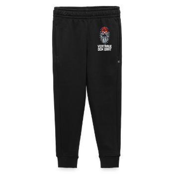 Humoristique Barbe Barbe Barbe Déclaration Barbe Coiffure - Pantalon de survêtement enfant/adolescent premium - noir - Devant - AI Model Kid Male (0cm)