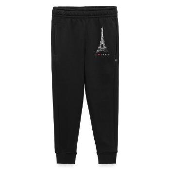 Paris Eiffelturm Vintage Skyline I Love Frankreich - Kinder/Teenager Premium Sweathose - Schwarz - Vorne - AI Model Kid Male (0cm)