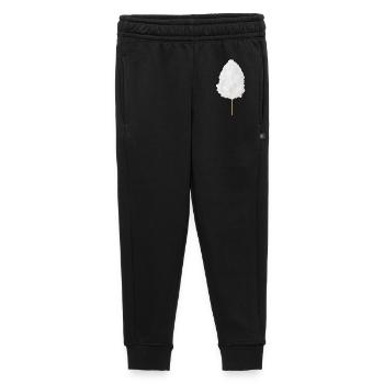 fluffy snow-white cotton candy for fairground fans - Kids’/Teens' Premium Sweatpants - black - Front - AI Model Kid Male (0cm)