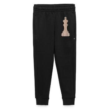 Chess Pieces Chess Game KING BOARD GAME - Kids’/Teens' Premium Sweatpants - black - Front - AI Model Kid Male (0cm)